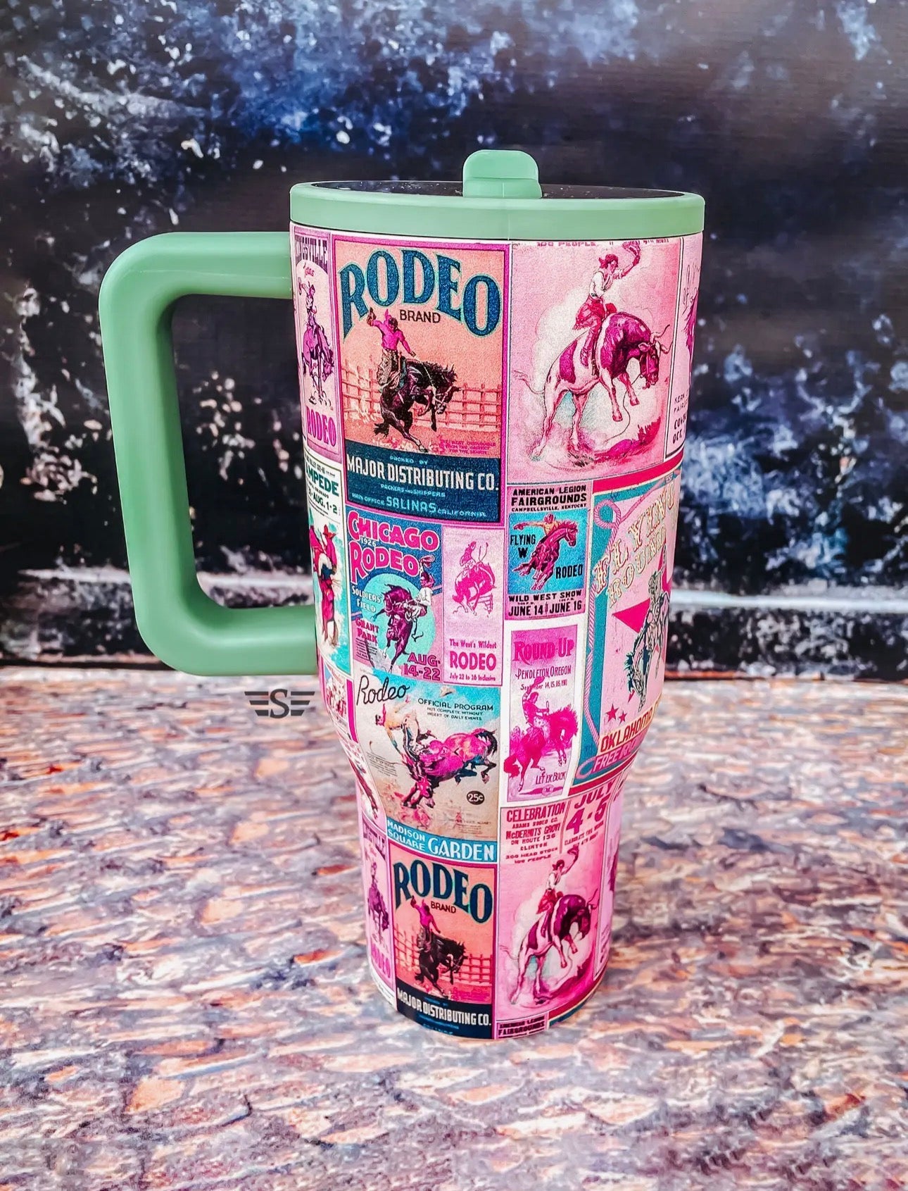 Rodeo Poster Tumbler 32oz