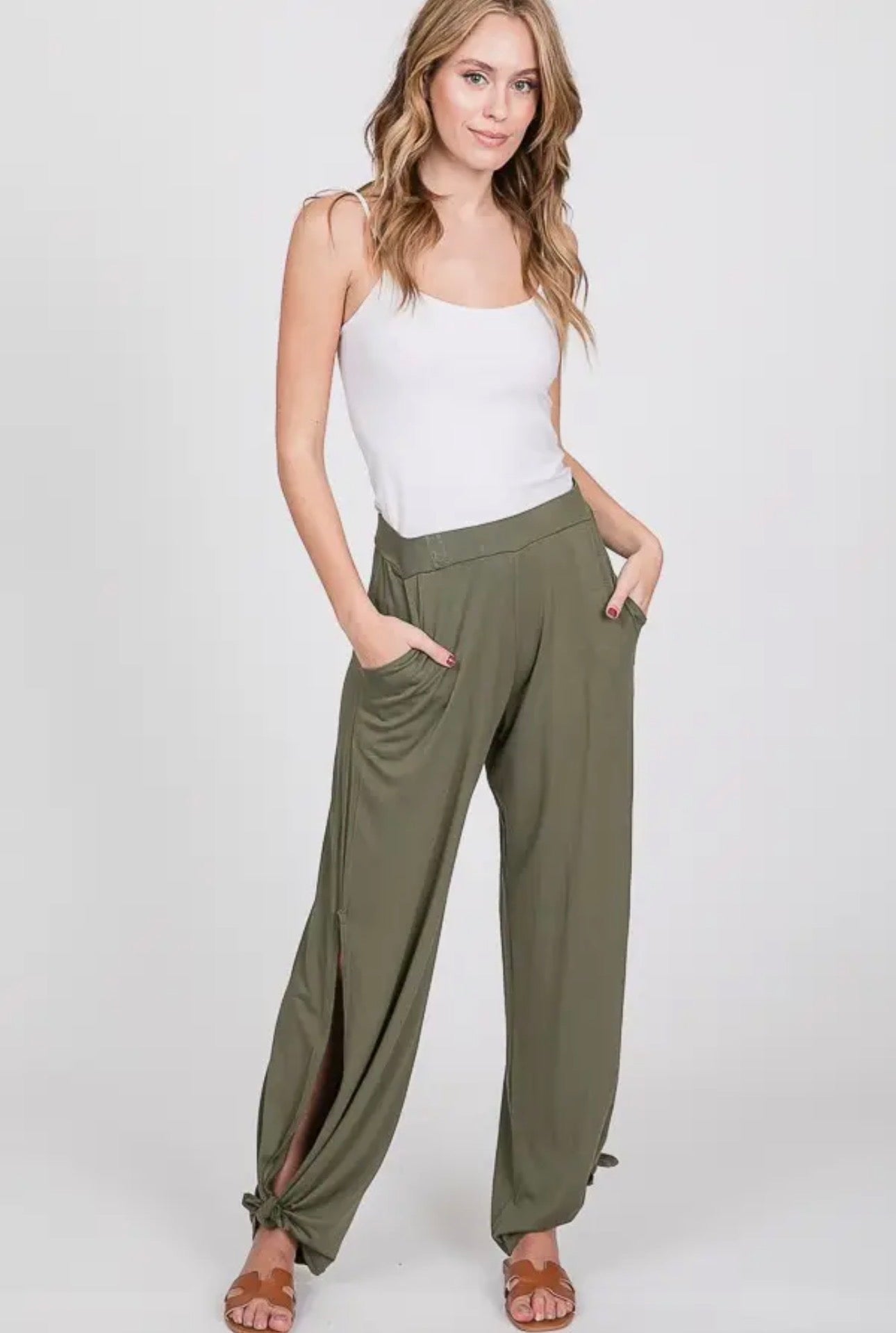 Split Tie Pants