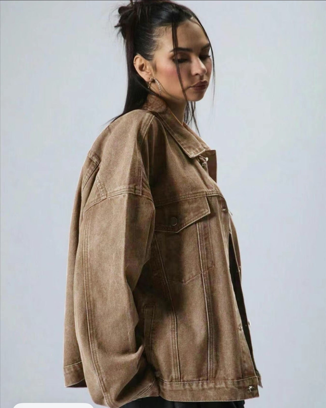 Oversized Denim Jacket (Medium)