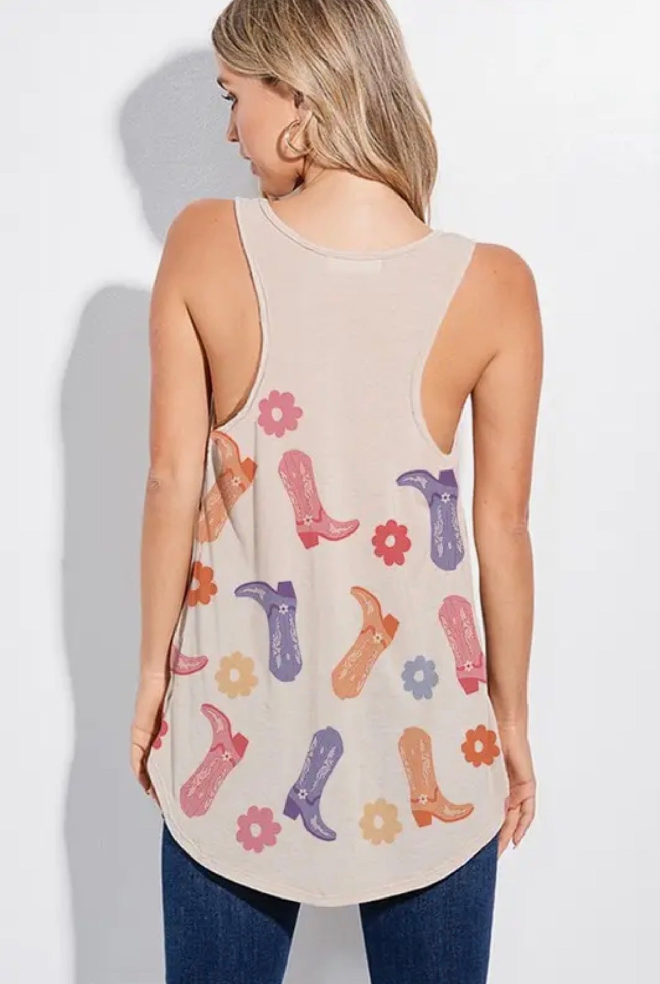 Cowgirl Boots Tank