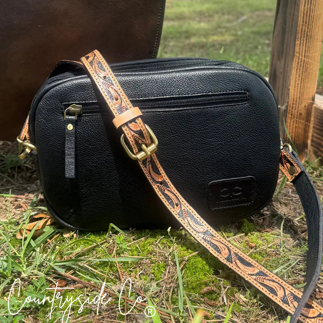 Tooled Leather Bit Purse