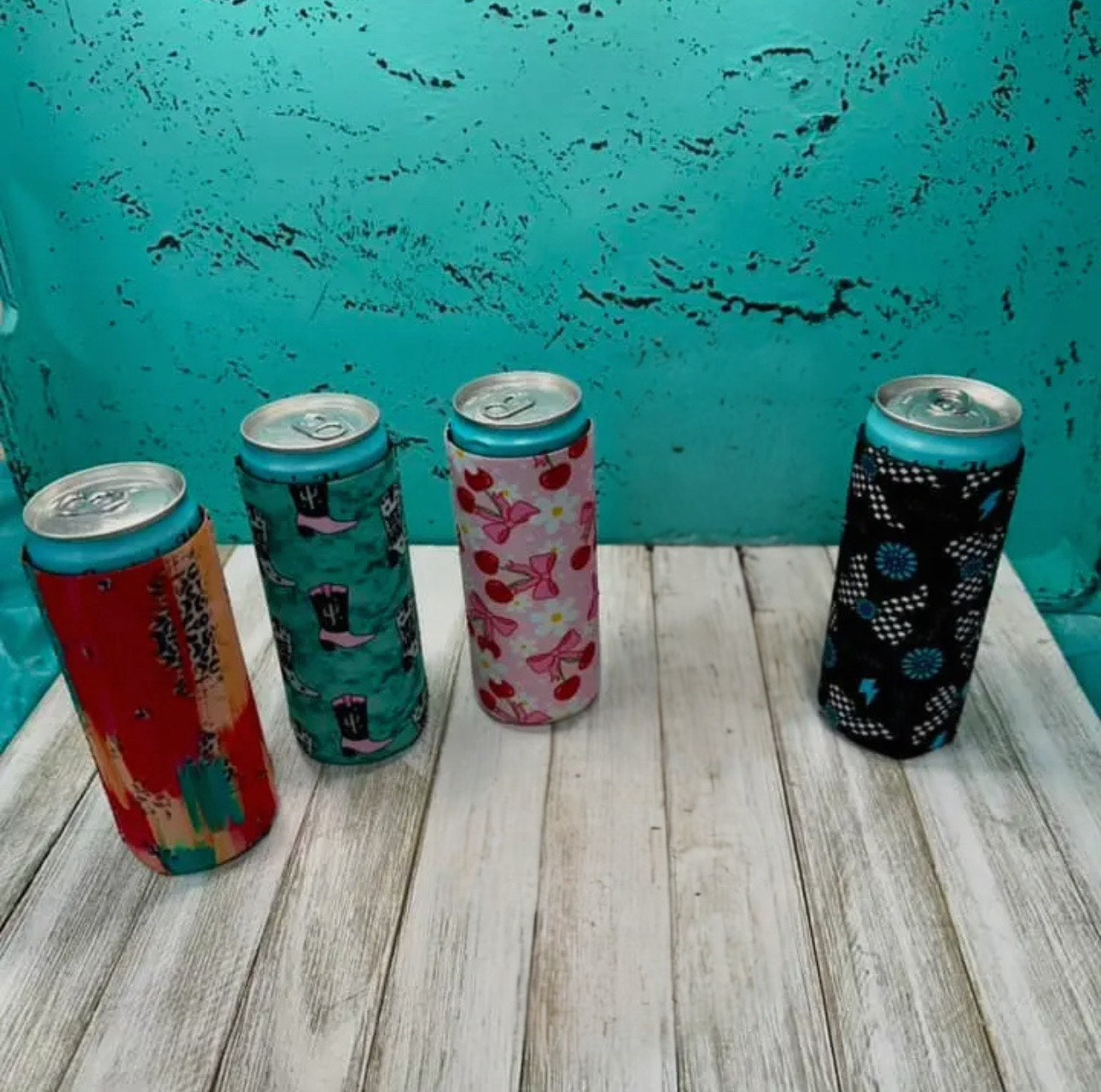 YeeHaw Boot Magnetic Slim Can Koozie