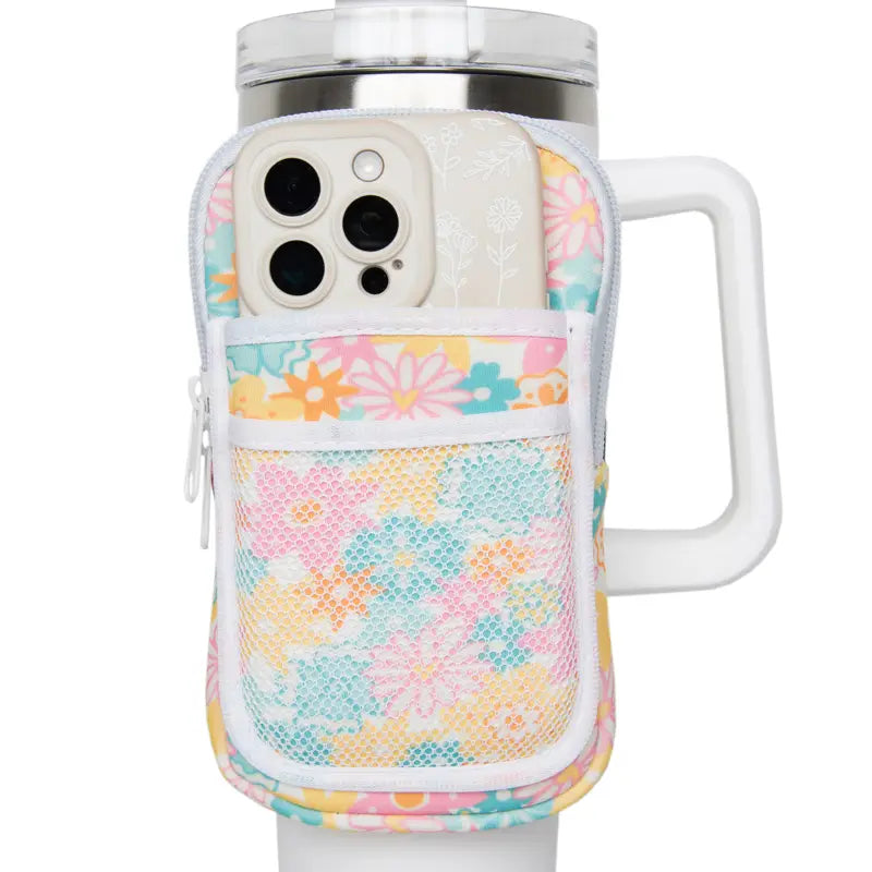 Spring Flowers Tumbler Pouch