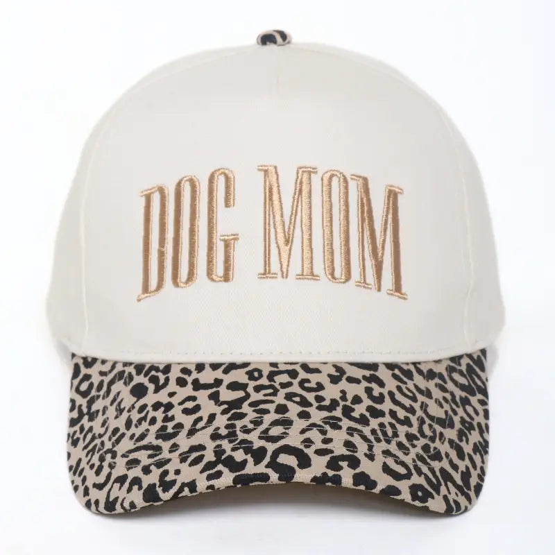Leopard Dog Mom Hat