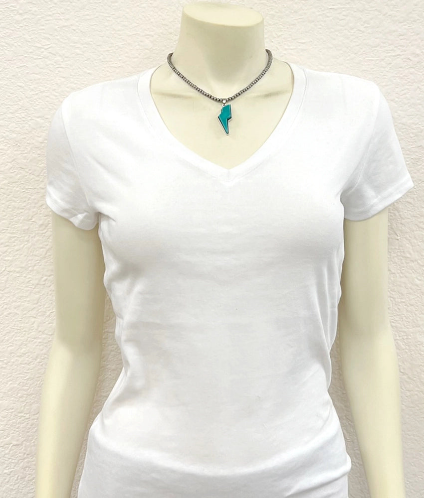 Turquoise Navajo Bolt Necklace