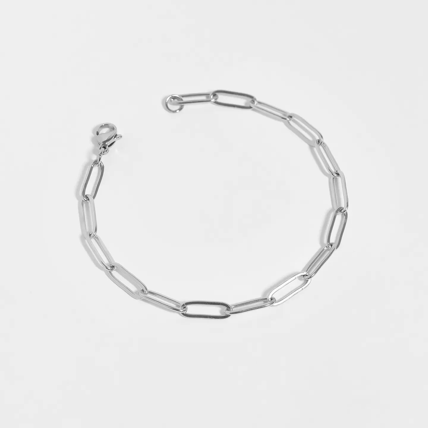 SINGLE Paperclip Chain Anklet