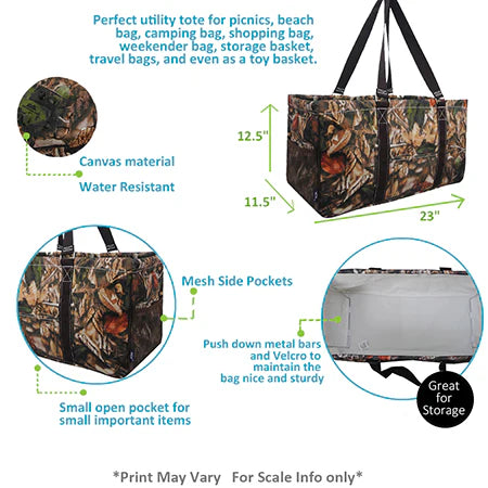 Camo Haul-It-All Tote