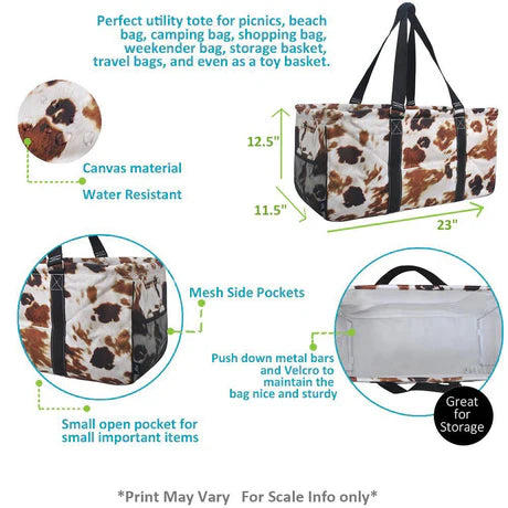 Highland Cow Haul-It-All Tote