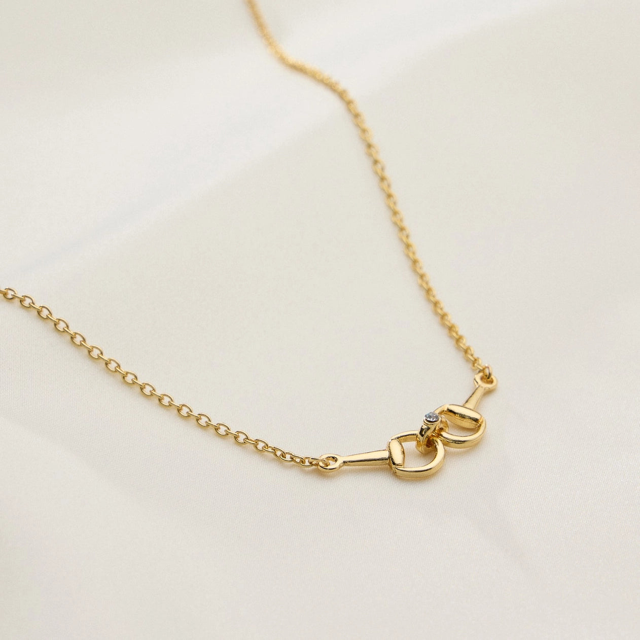 Rhinestone Bit Necklace