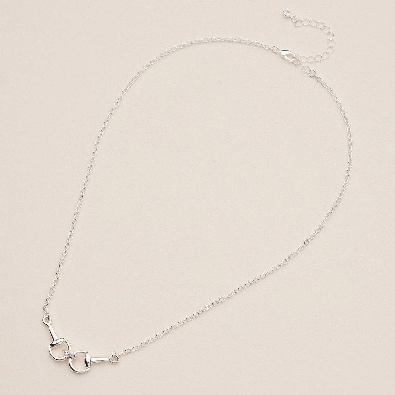 Rhinestone Bit Necklace