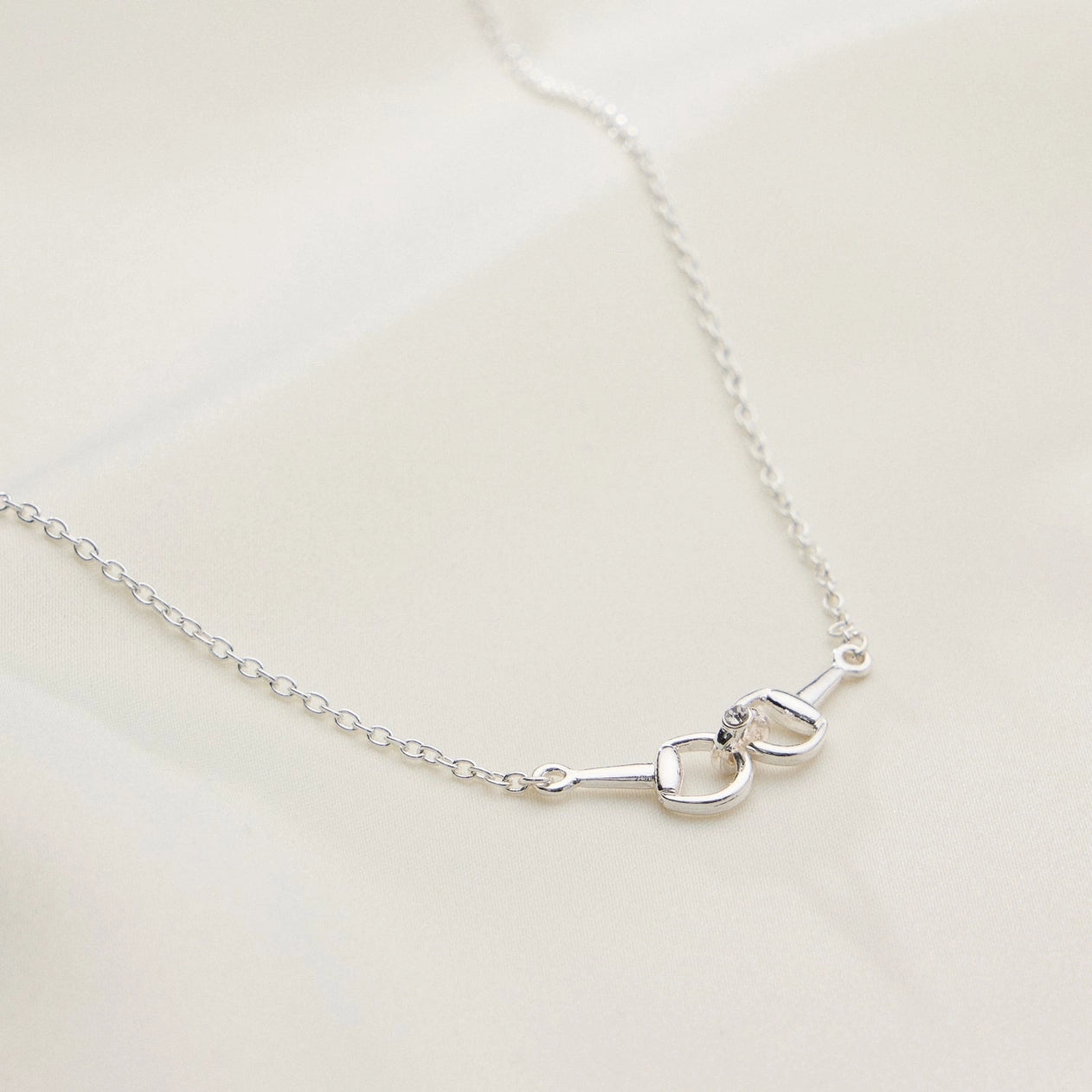 Rhinestone Bit Necklace