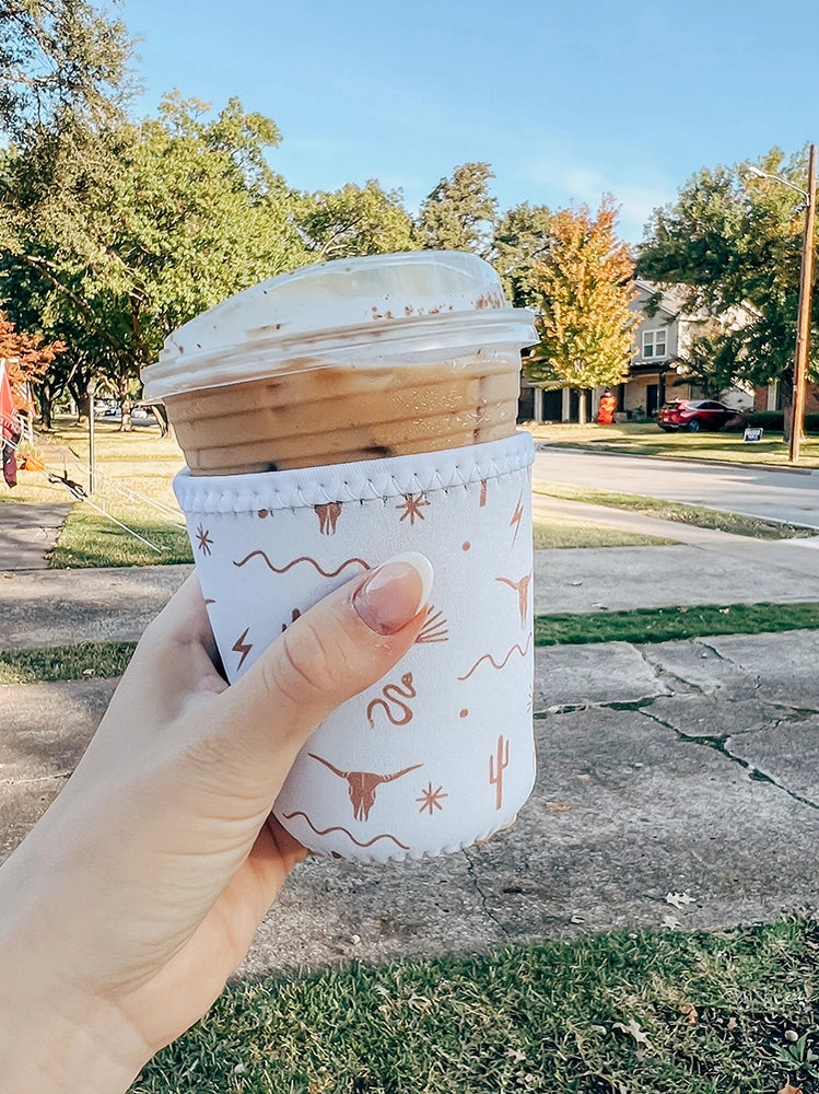 Tan Midwest Iced Coffee Sleeve