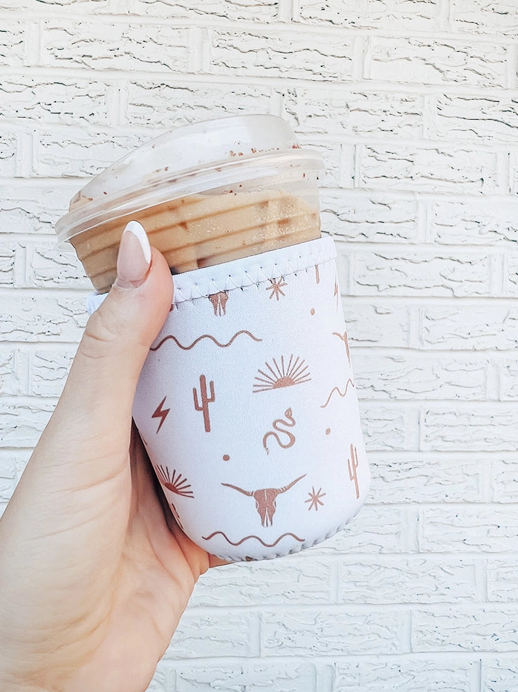 Tan Midwest Iced Coffee Sleeve