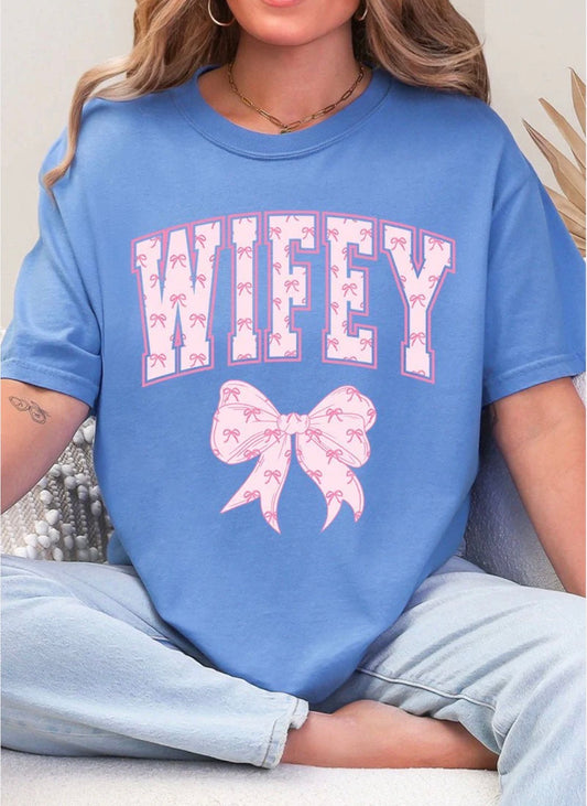 Wifey Bow Tee