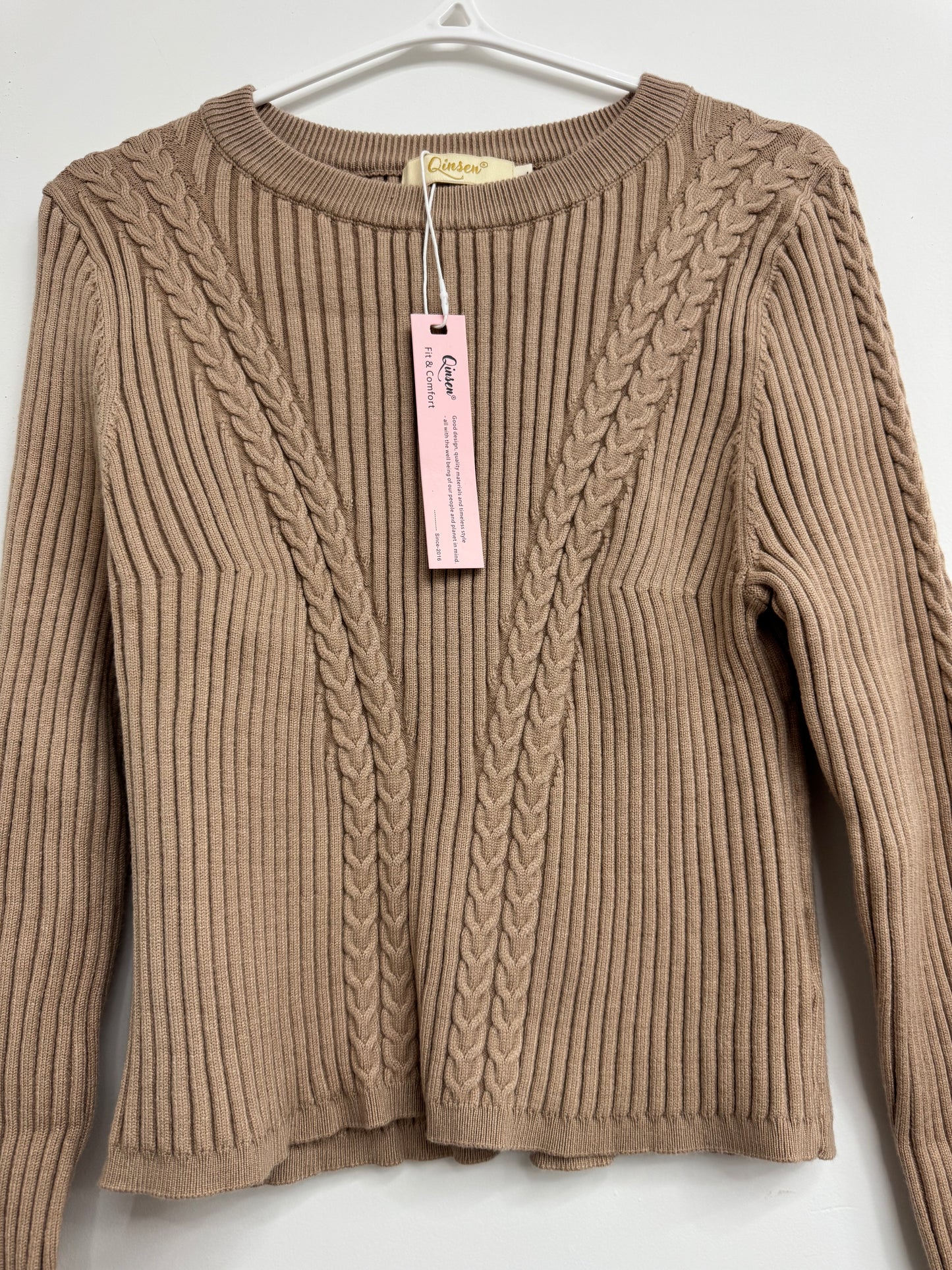 Qinsen Cropped Sweater (L)