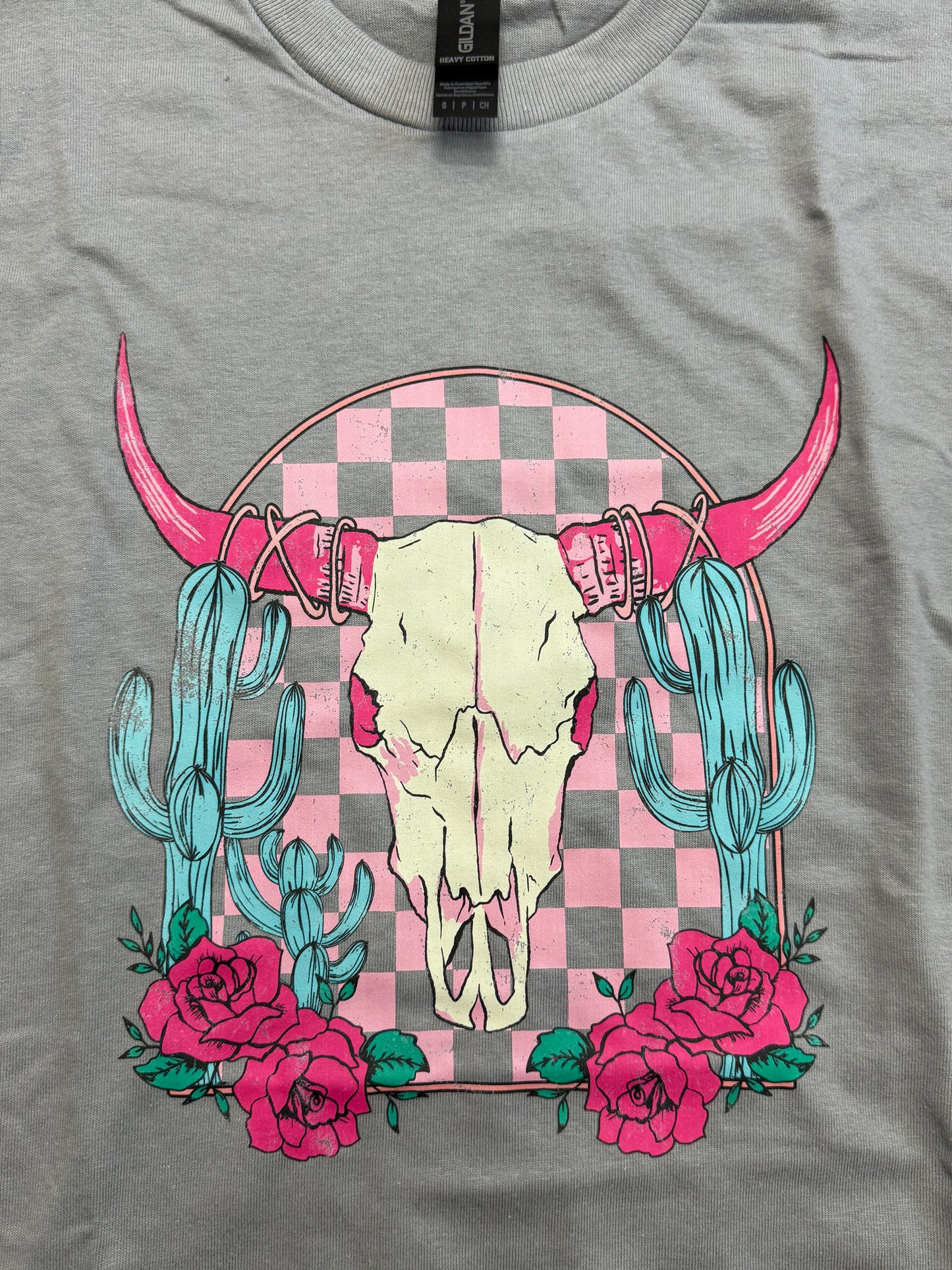 Checkered Steer Tee