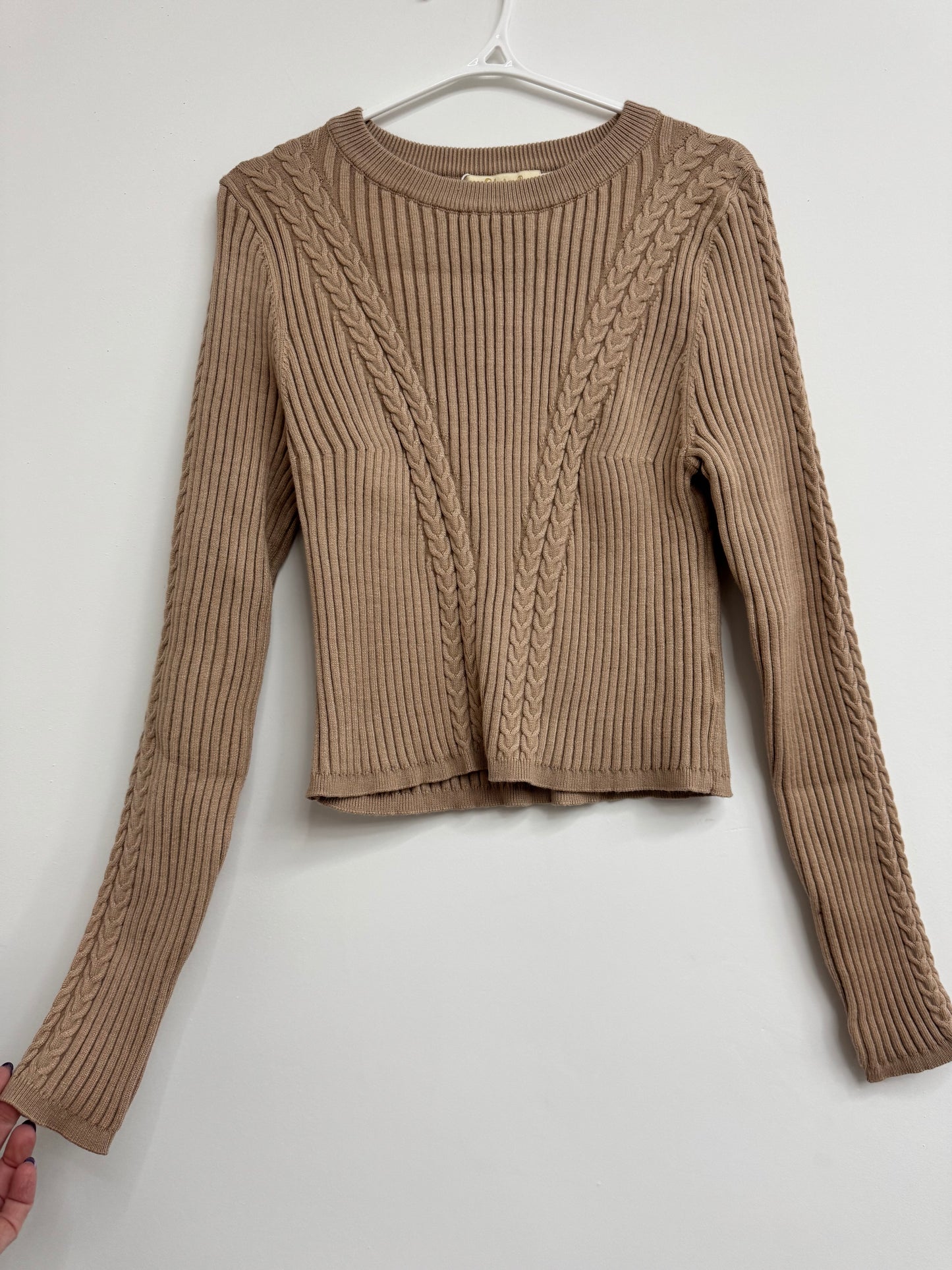 Qinsen Cropped Sweater (L)