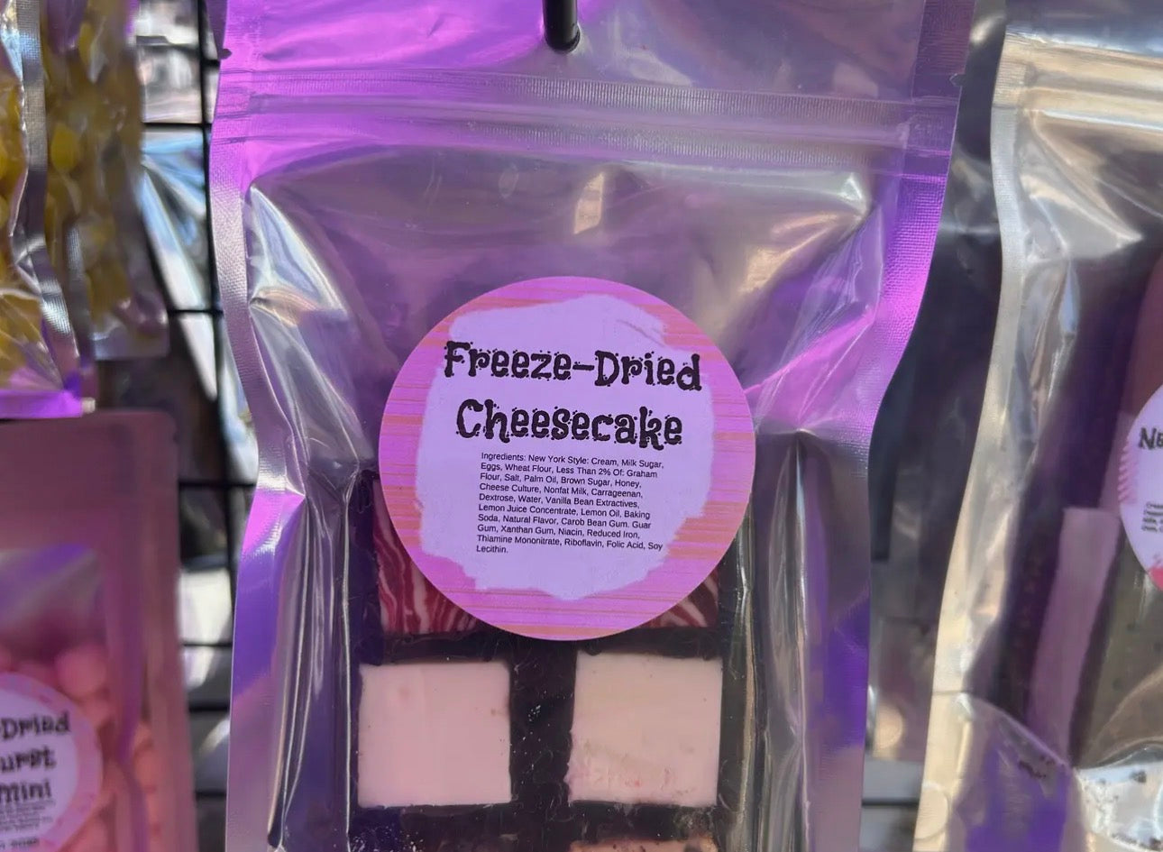 Freeze Dried Cheesecake Bites