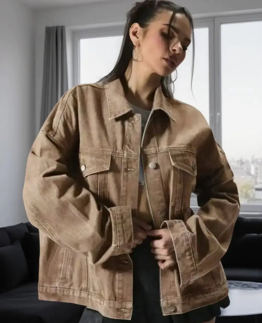 Oversized Denim Jacket (Medium)