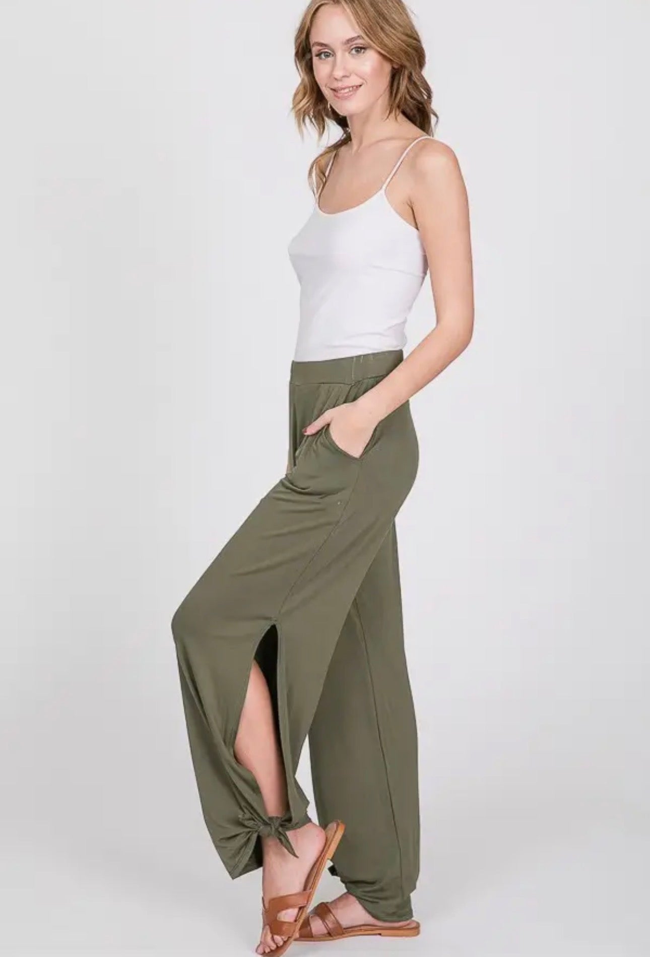Split Tie Pants