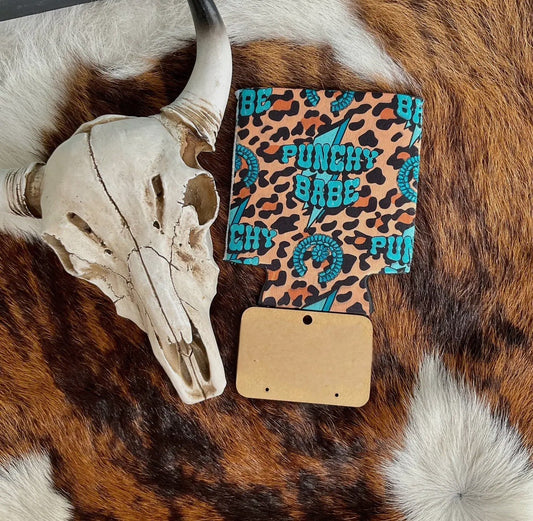 Leopard Punchy Regular Koozie
