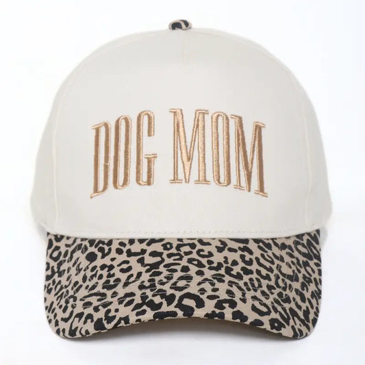 Leopard Dog Mom Hat