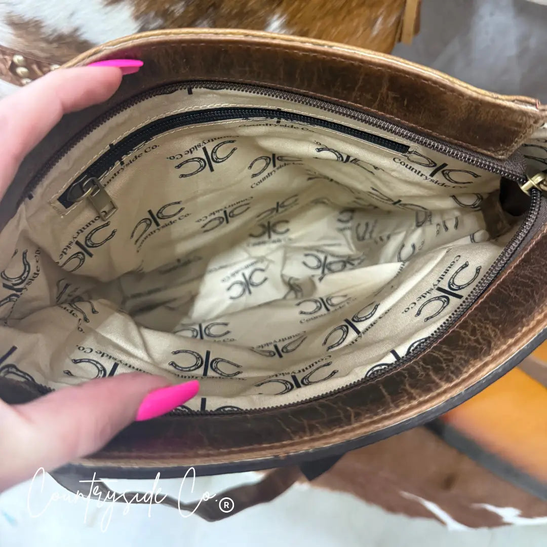 Bronco Bolt Tooled Purse