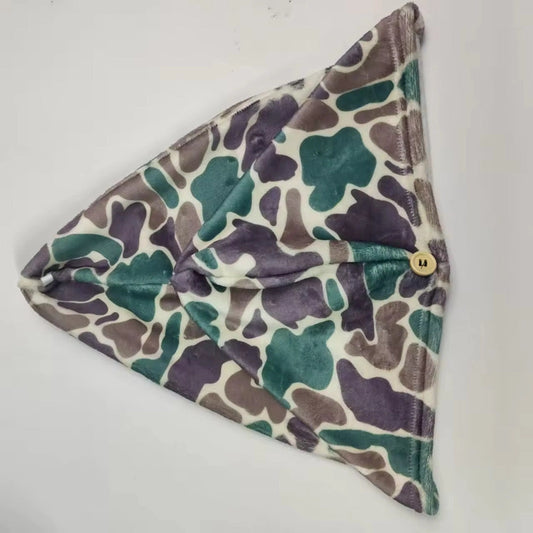 Camo Hair Towel