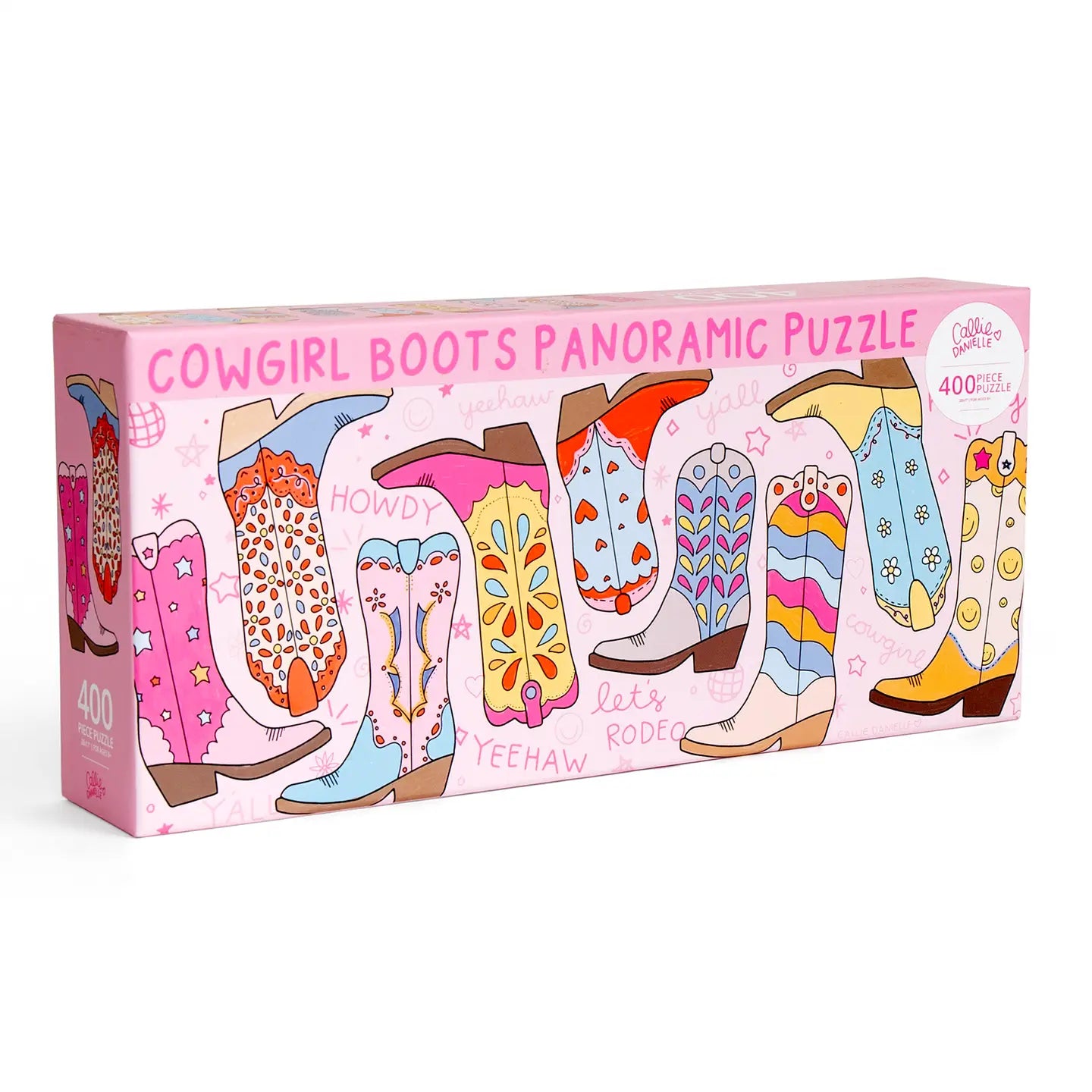 Cowgirl Boots Panoramic Puzzle