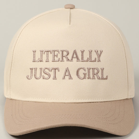 Literally Just A Girl Trucker Hat