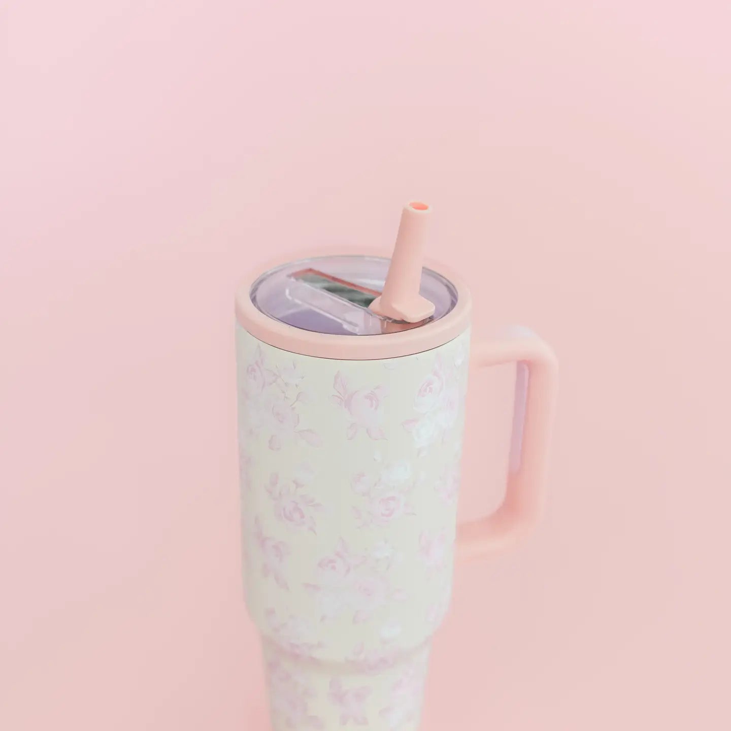 Pink Floral Tumbler
