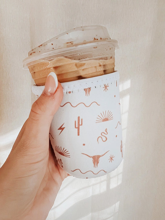 Tan Midwest Iced Coffee Sleeve