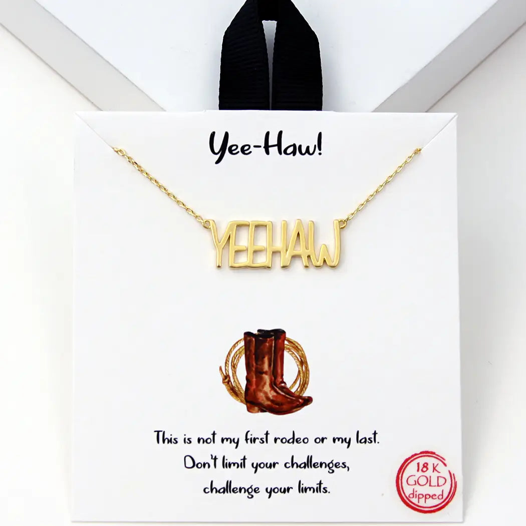 Yeehaw Necklace
